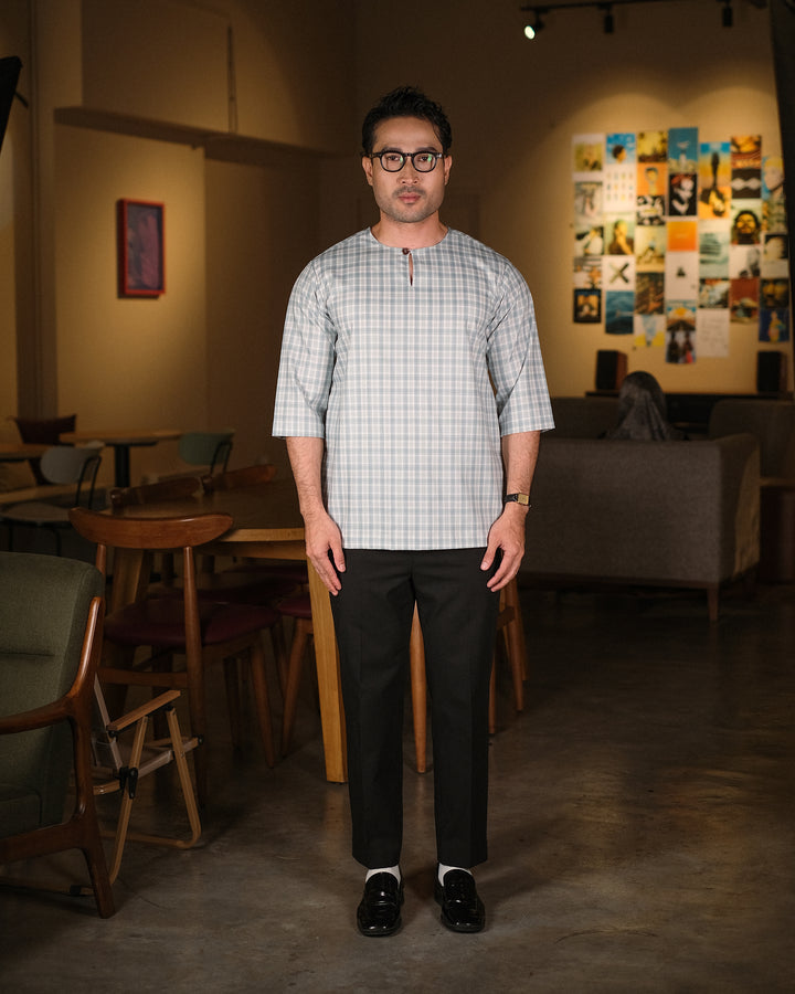 Kurta Patih Dam - Soft Blue