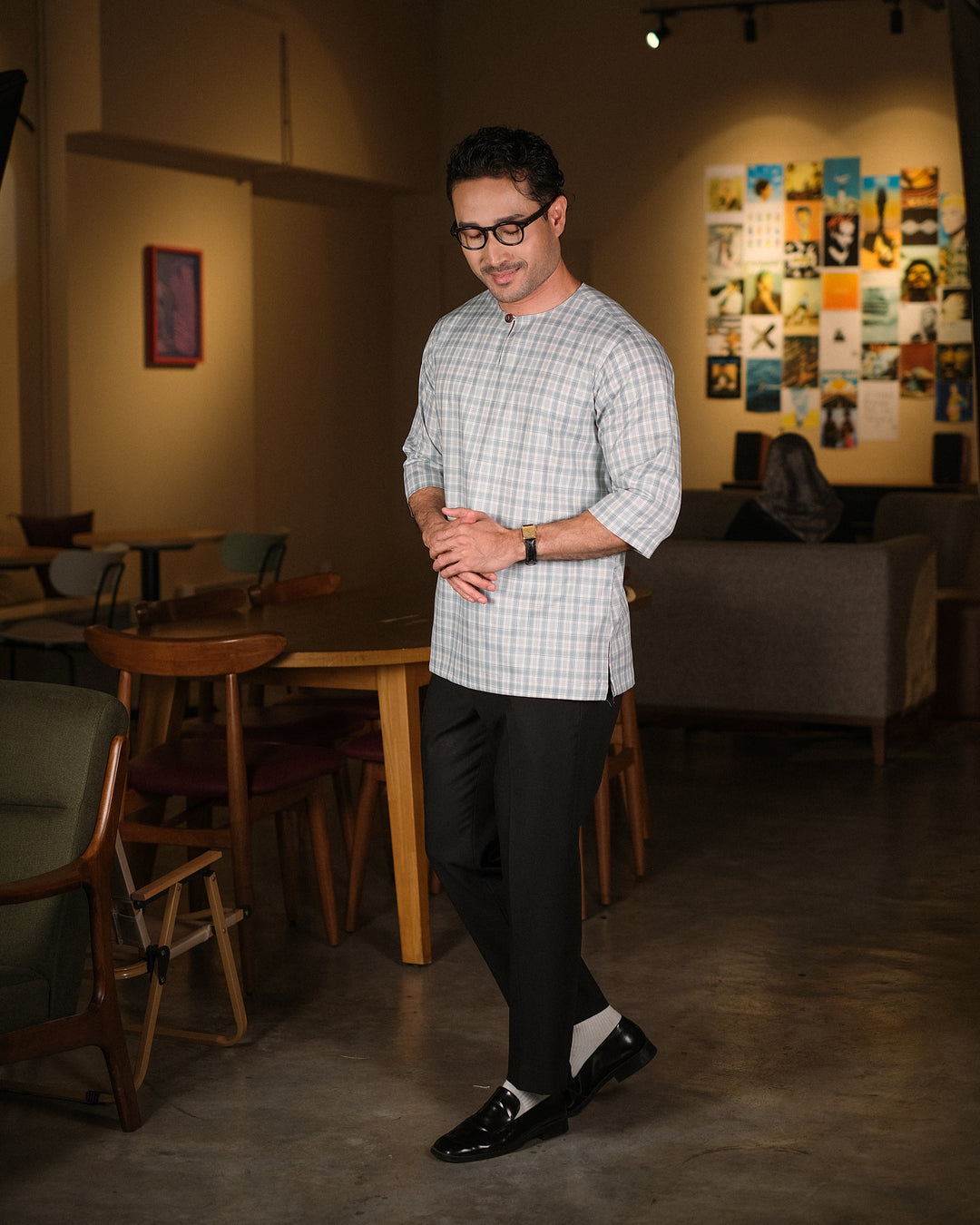 Kurta Patih Dam - Soft Blue