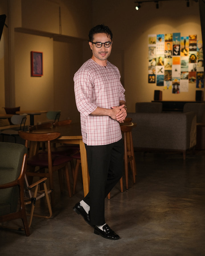 Kurta Patih Dam - Dusty Pink