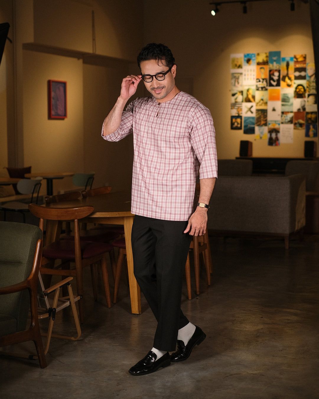 Kurta Patih Dam - Dusty Pink