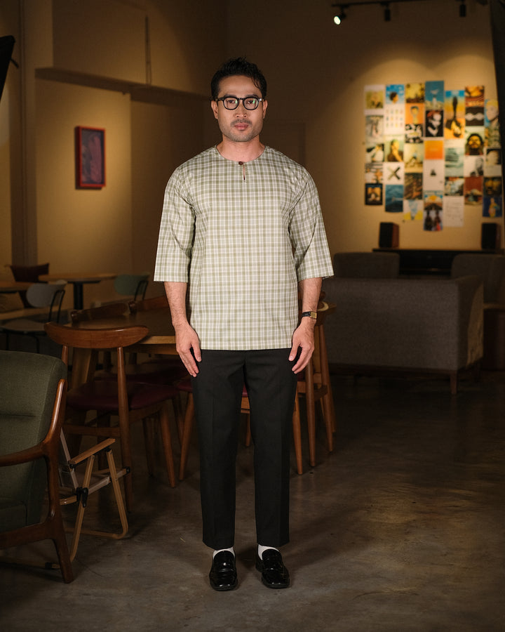Kurta Patih Dam - Dusty Green