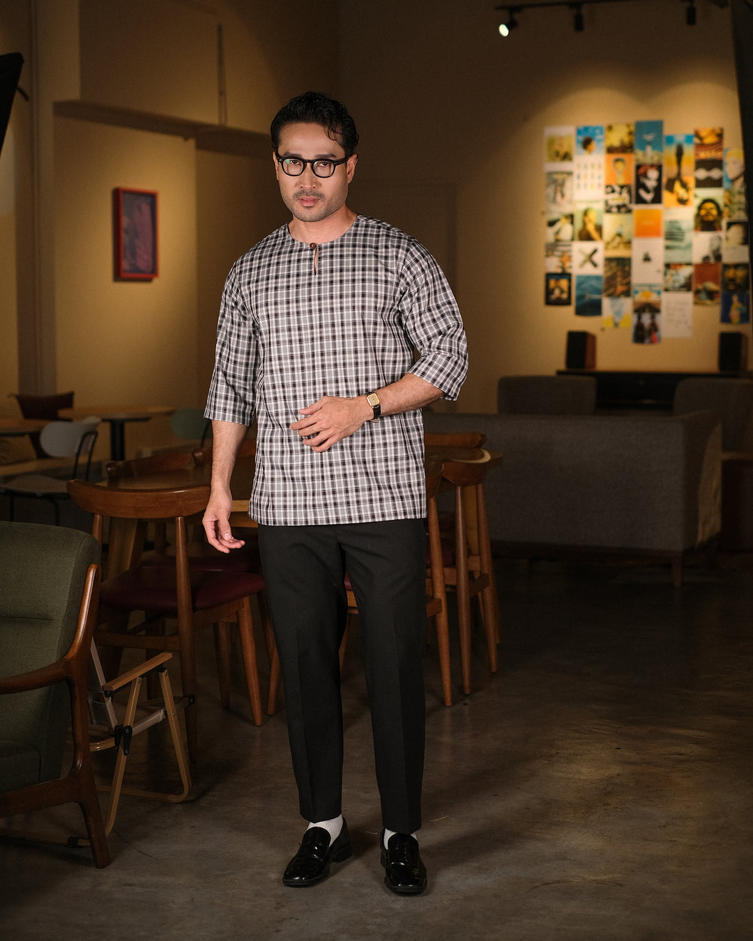 Kurta Patih Dam - Black