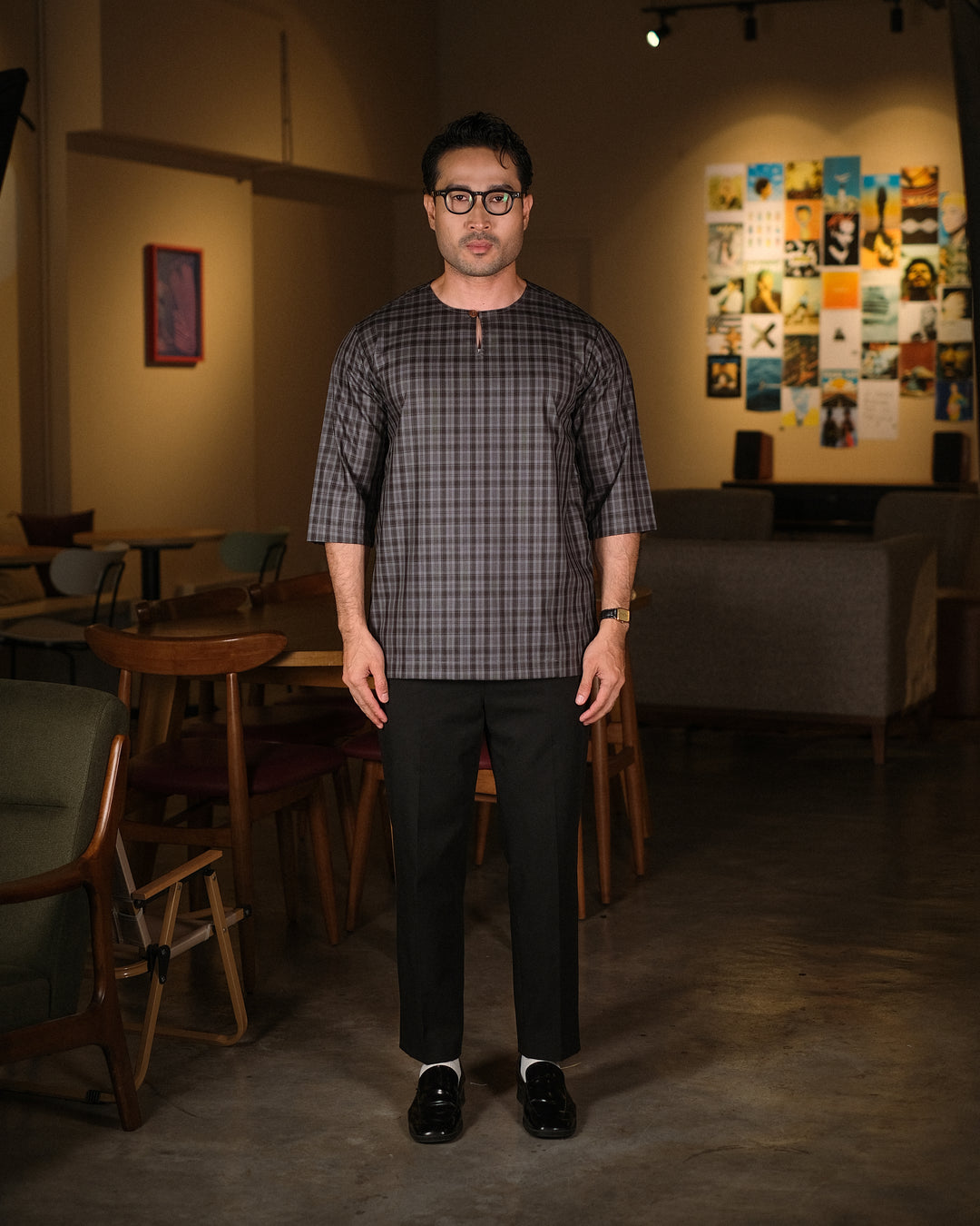 Kurta Patih Dam - Dark Grey