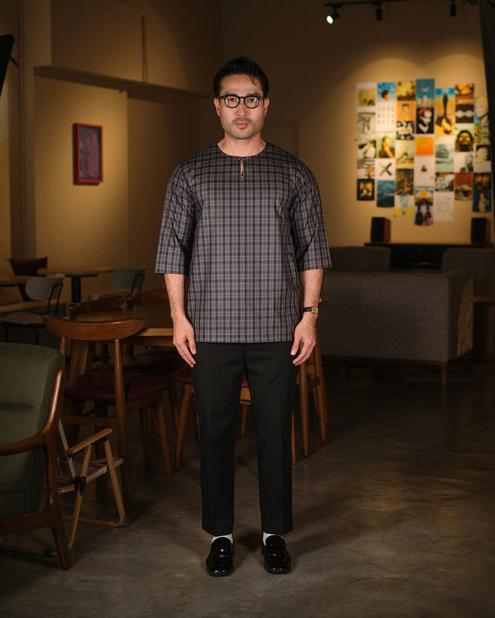 Kurta Patih Dam - Dark Grey