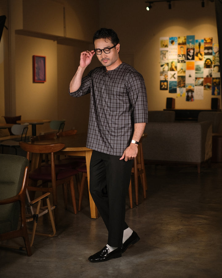 Kurta Patih Dam - Dark Grey