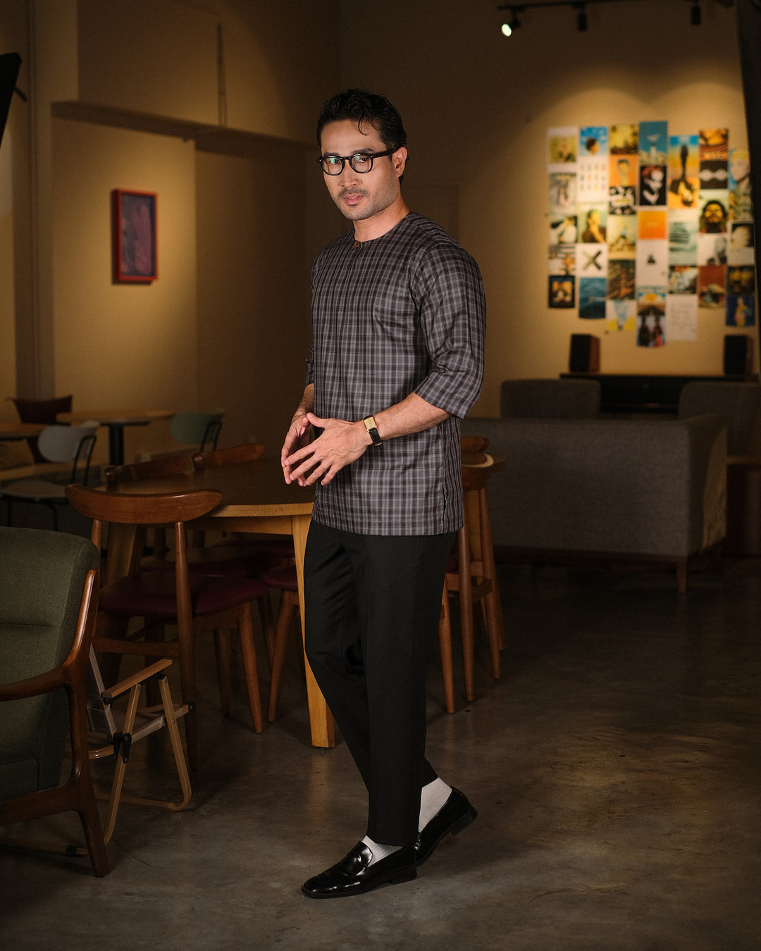 Kurta Patih Dam - Dark Grey