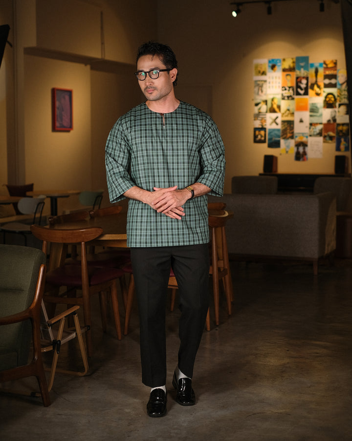 Kurta Patih Dam - Emerald Green