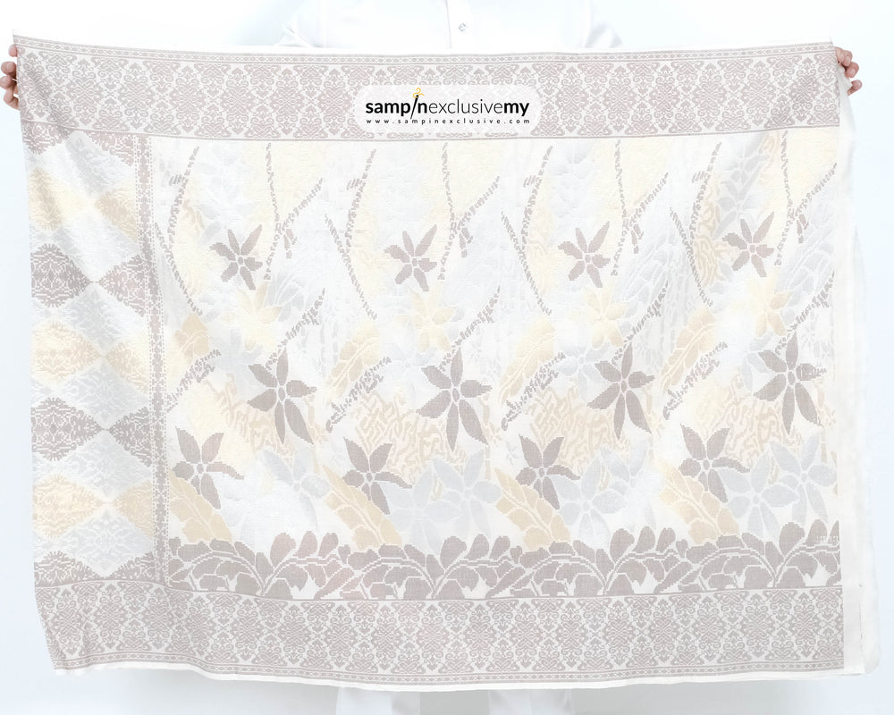 Elegant EX380 - Offwhite & Silver - SampinExclusiveMy