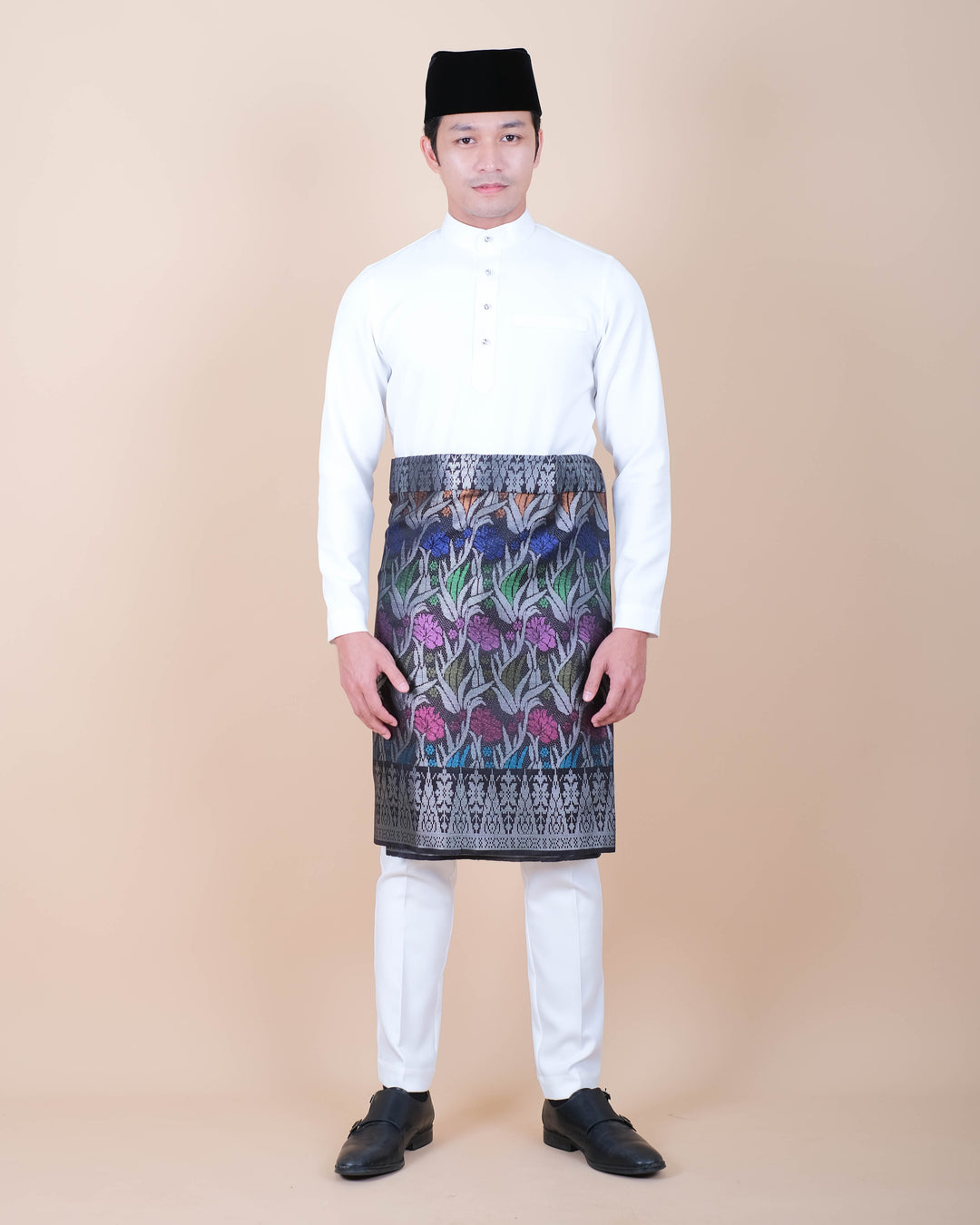 Songket Instant - Black Silver (SI 43) - SampinExclusiveMy