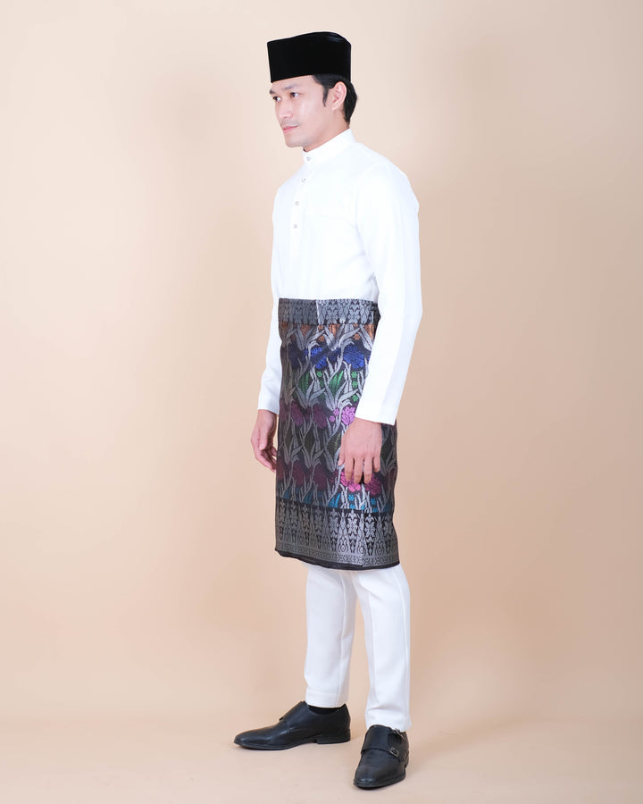 Songket Instant - Black Silver (SI 43) - SampinExclusiveMy