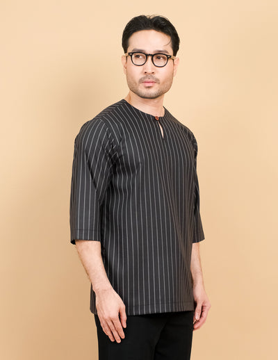 Kurta Patih Jalur - Black