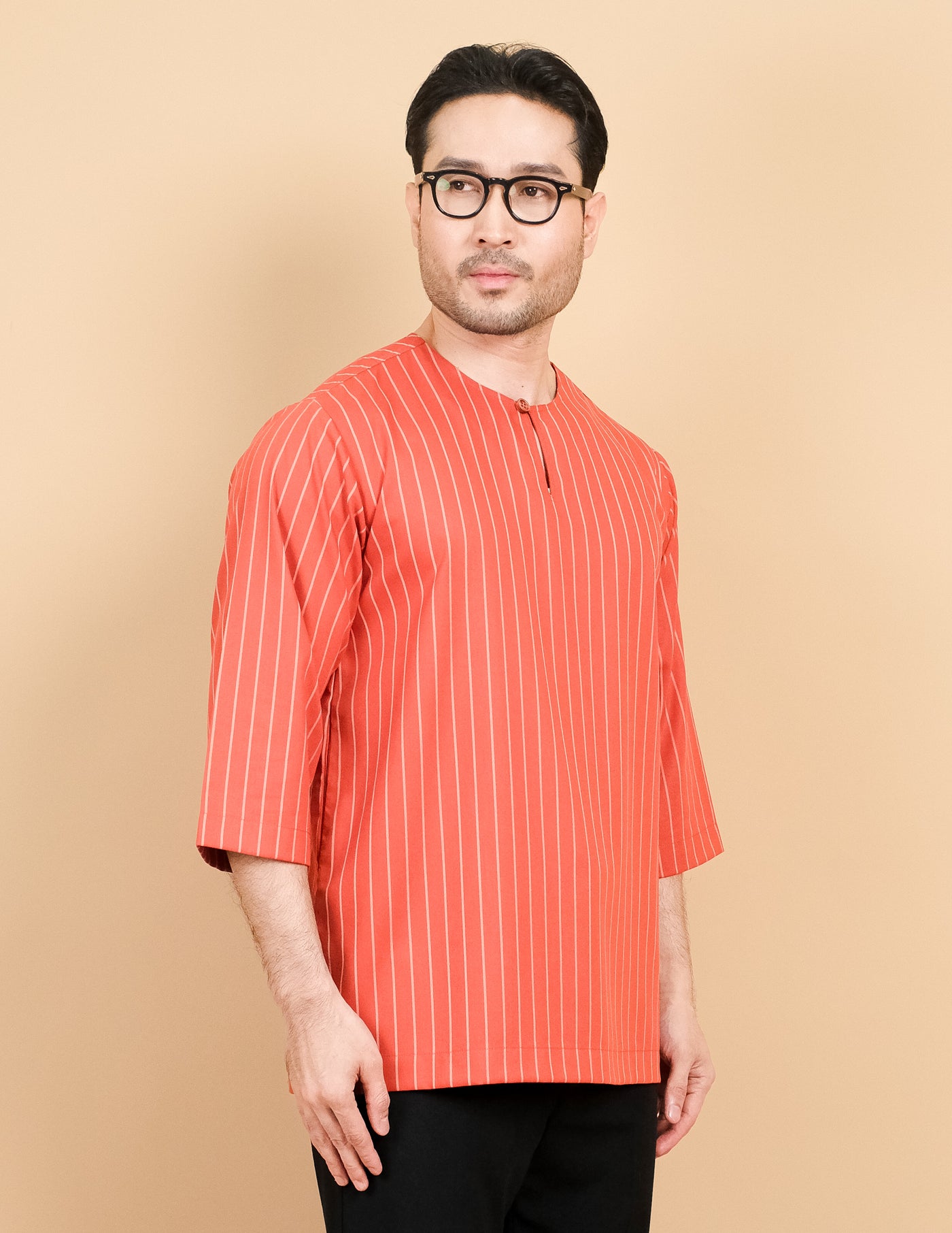 Kurta Patih Jalur - Brick Orange