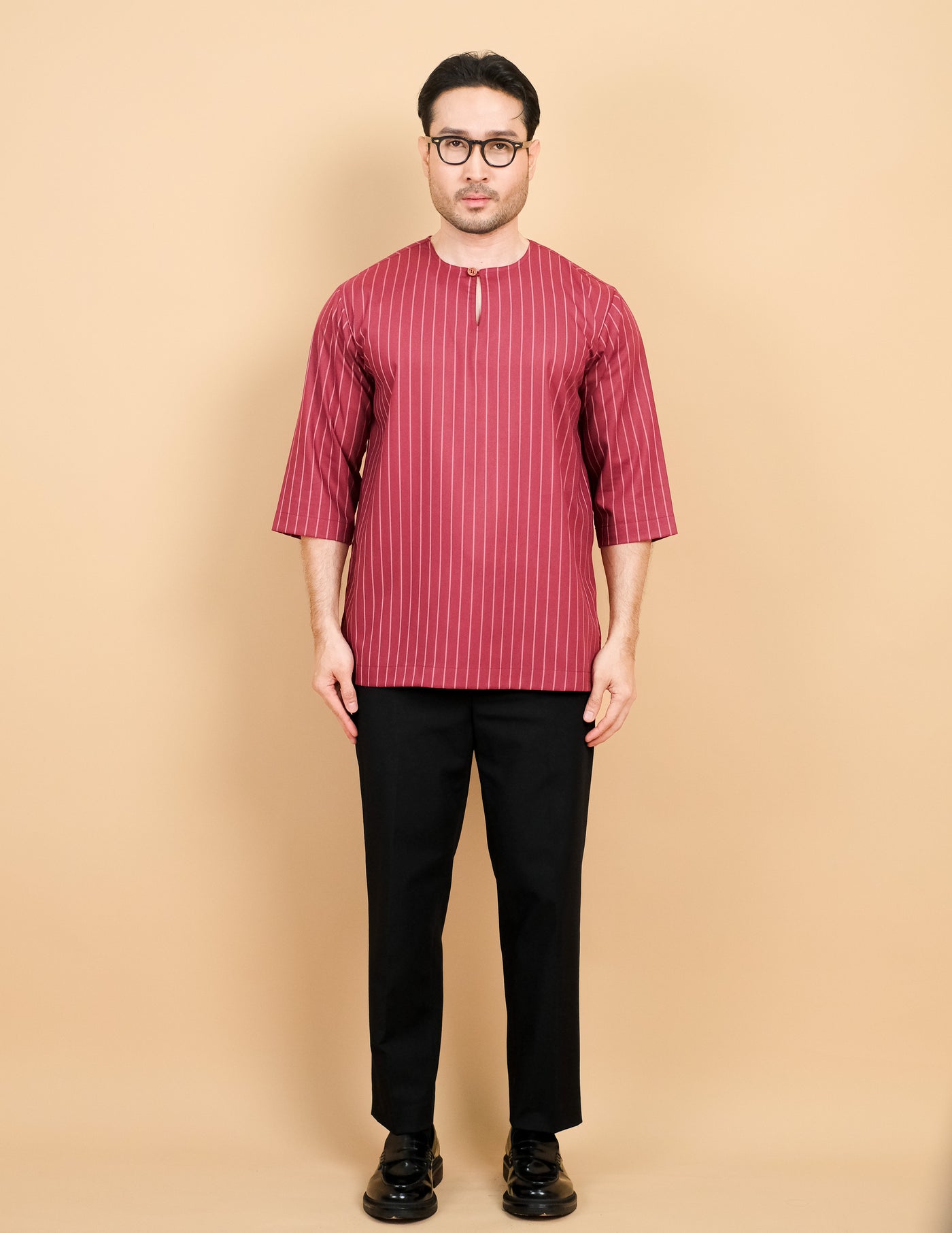 Kurta Patih Jalur - Maroon