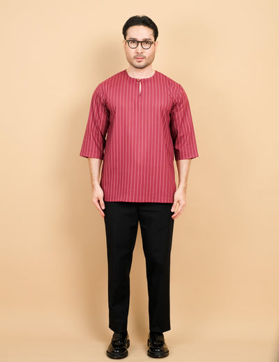 Kurta Patih Jalur - Maroon