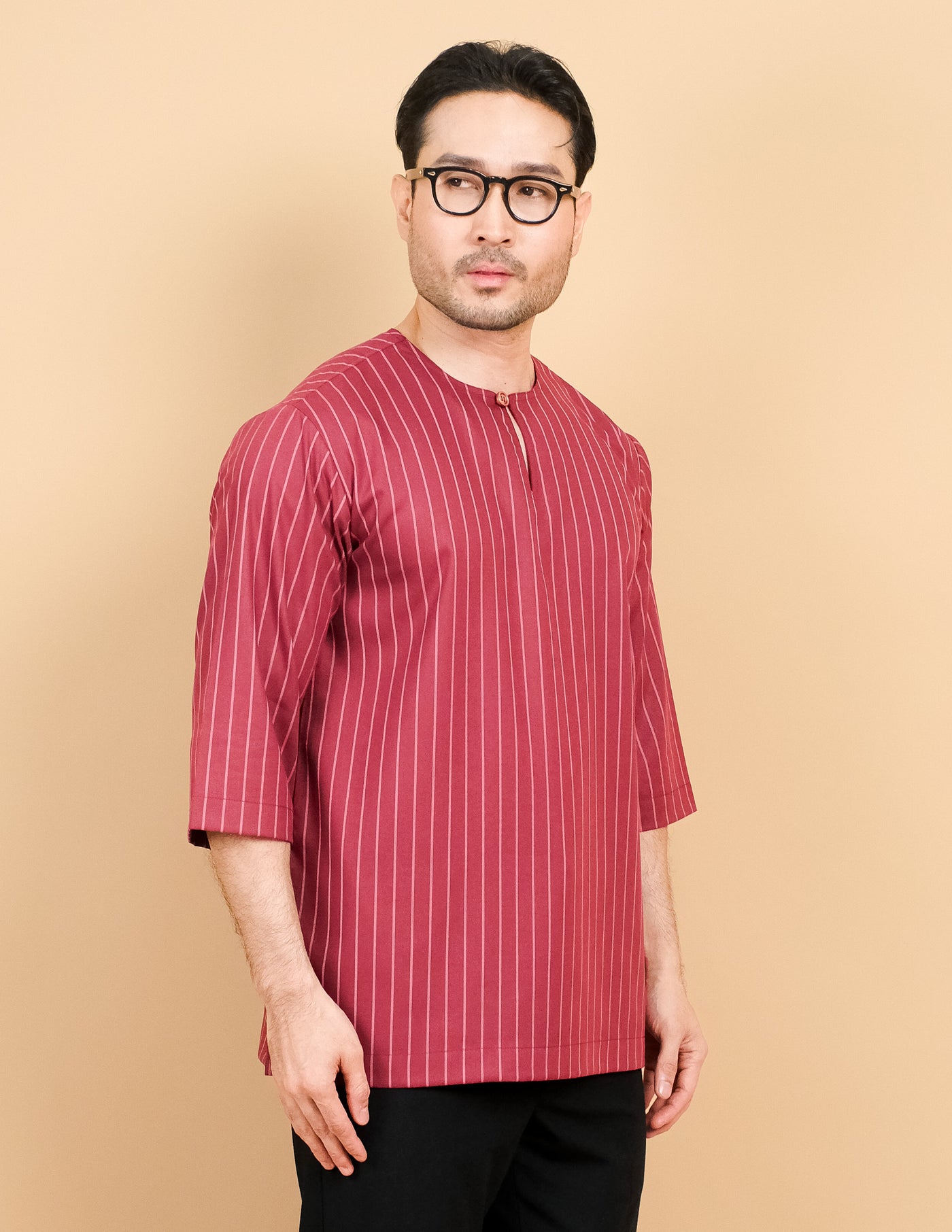 Kurta Patih Jalur - Maroon