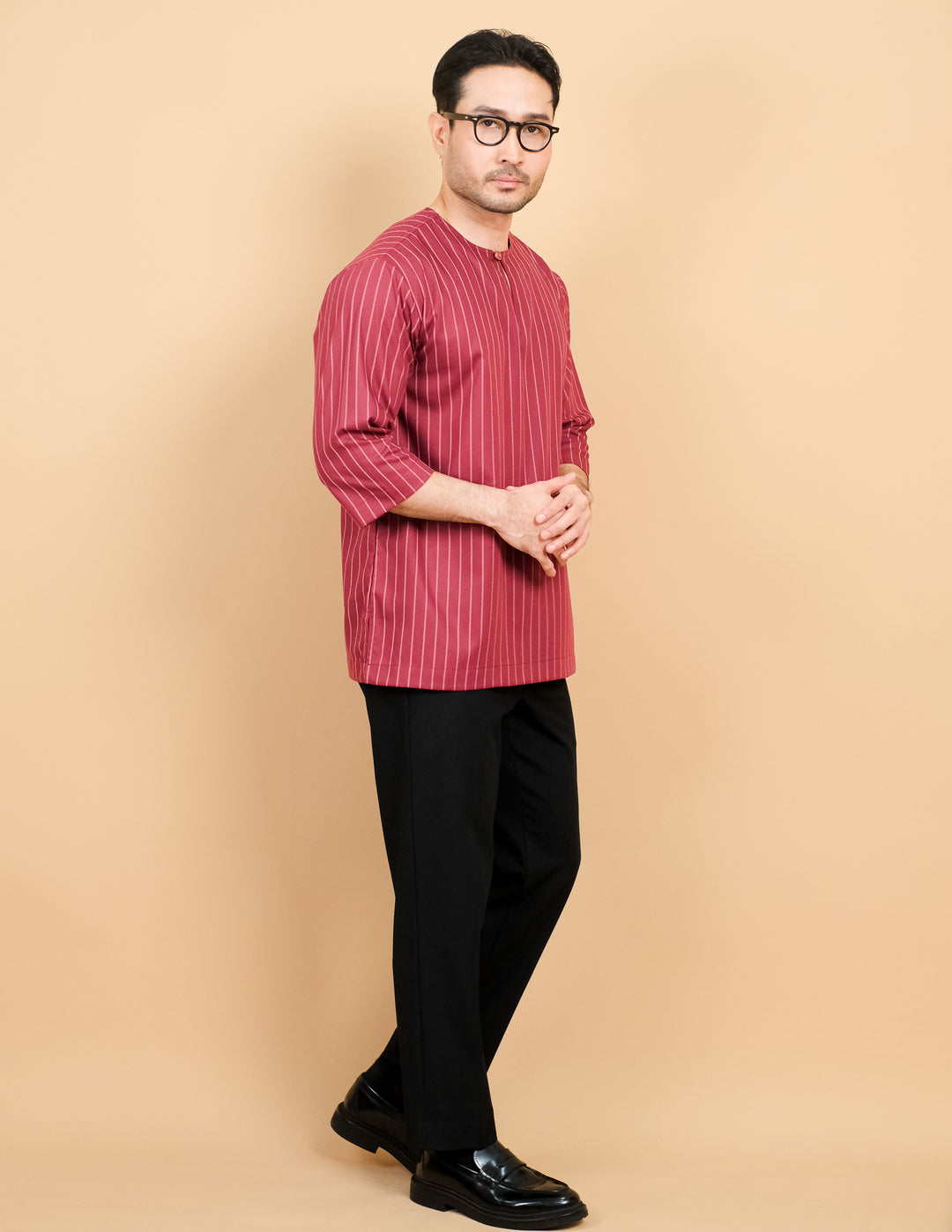 Kurta Patih Jalur - Maroon