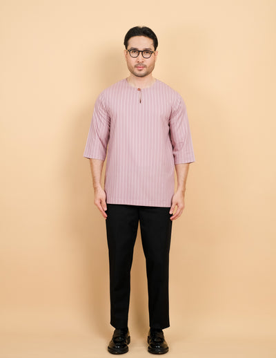 Kurta Patih Jalur - Dusty Pink