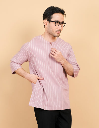 Kurta Patih Jalur - Dusty Pink