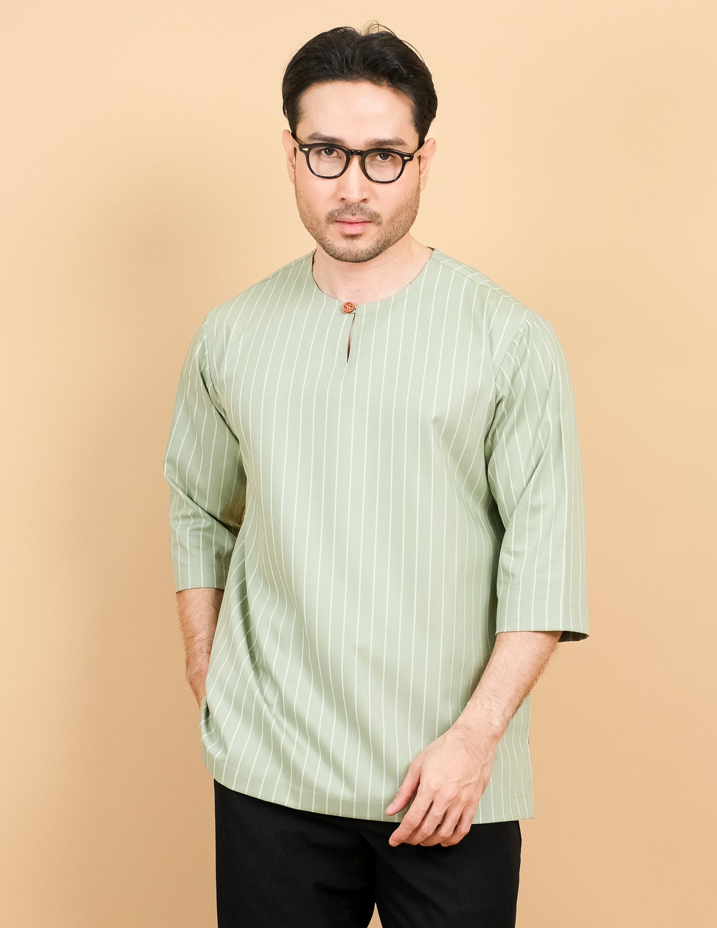 Kurta Patih Jalur - Dusty Green