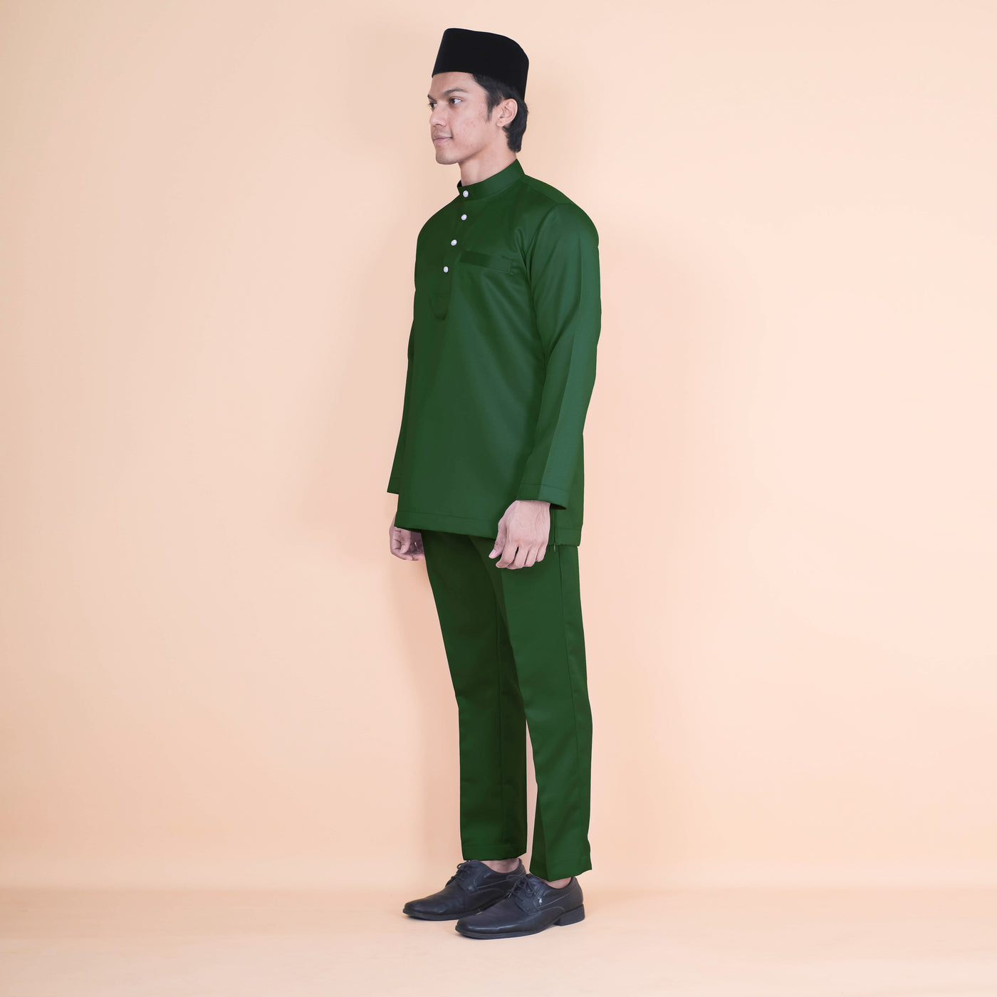 Baju Melayu Luxe - Emerald Green
