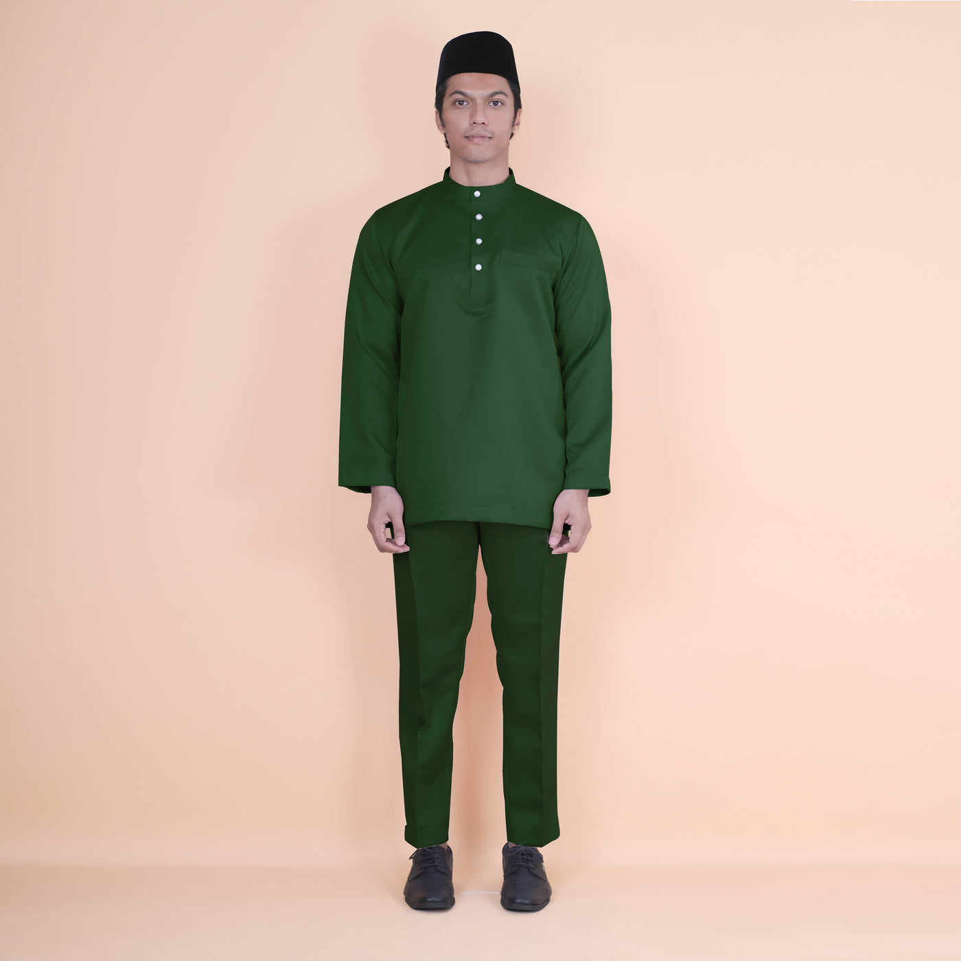 Baju Melayu Luxe - Emerald Green
