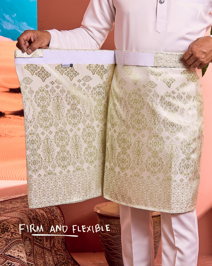 Kesuma Instant Sampin Adult - Offwhite Soft Green