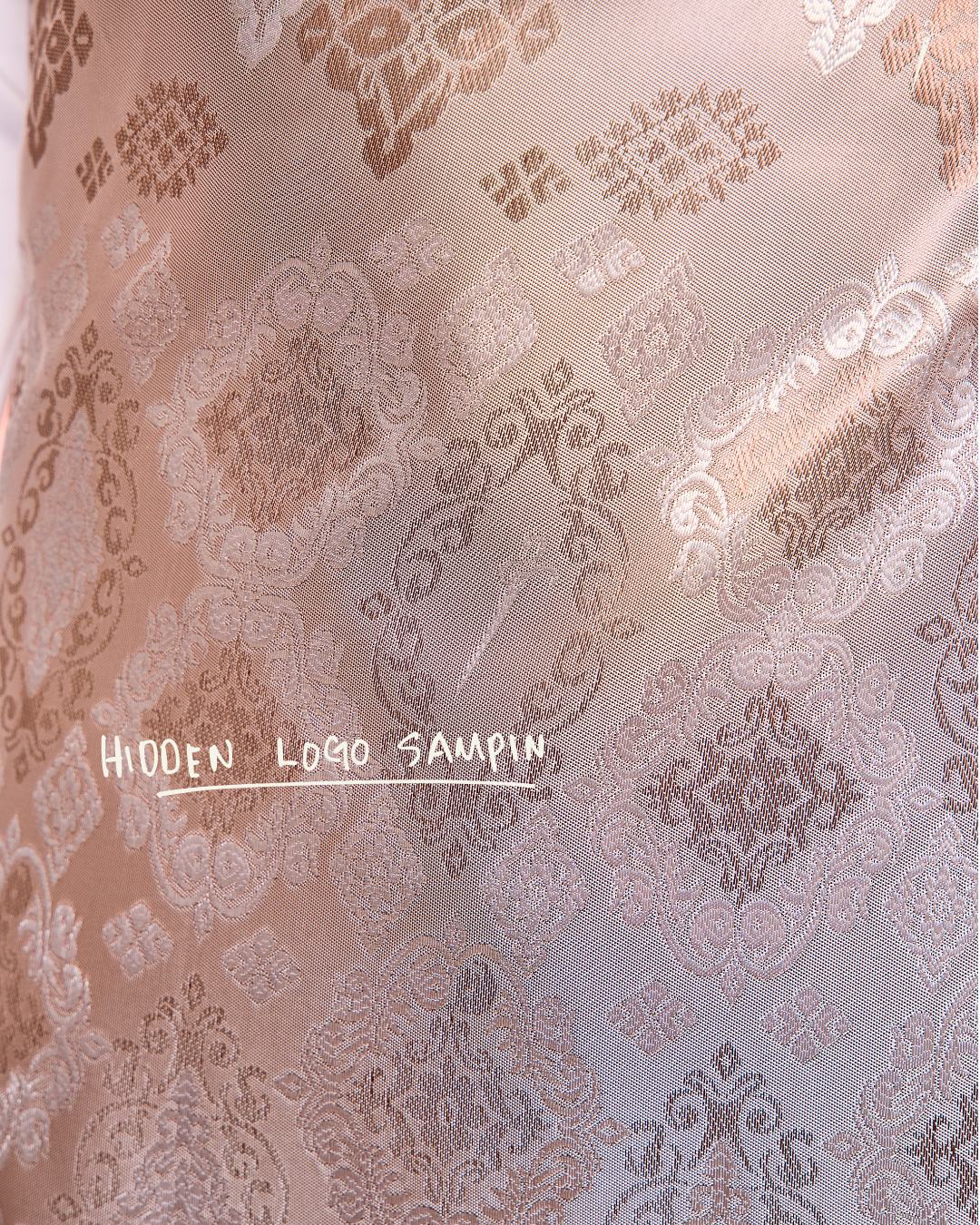 Kesuma Original Sampin Adult - Brown & Silver