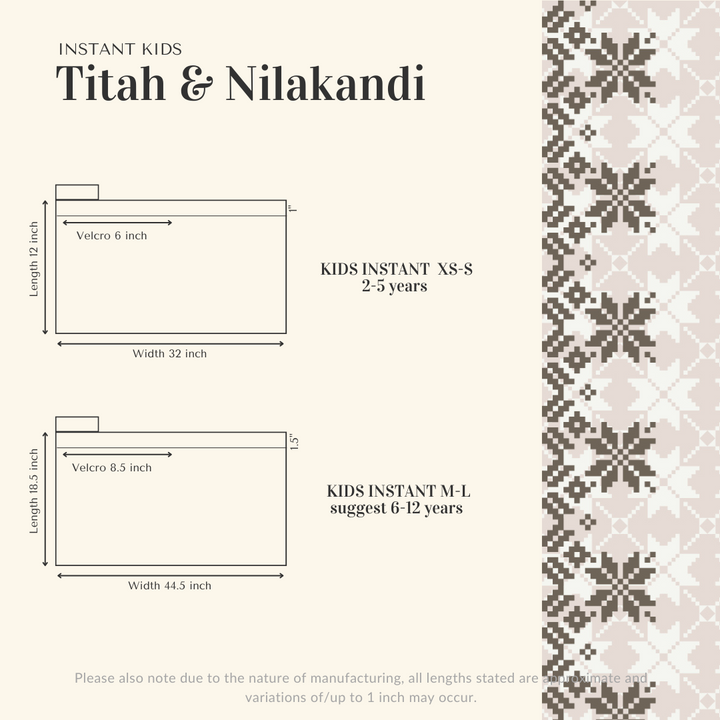 Nilakandi Instant kids - Black & Silver