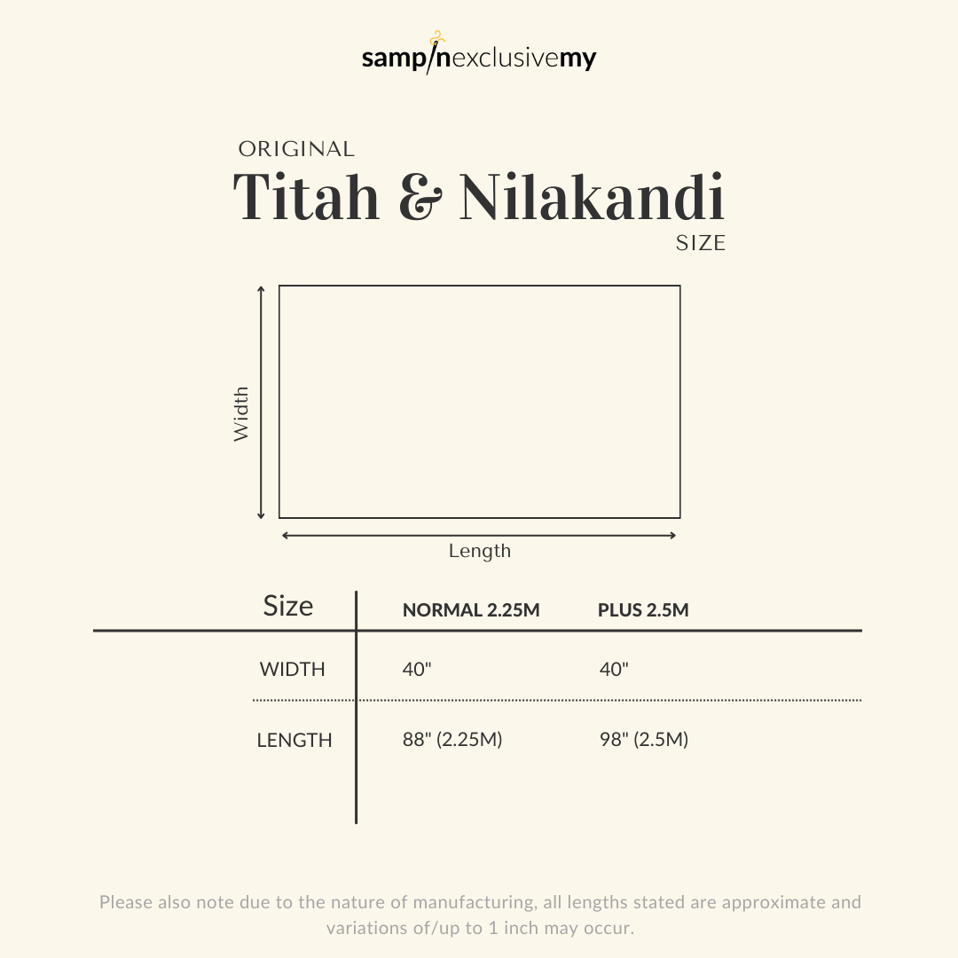 Nilakandi Original Sampin Adult - Offwhite & Silver