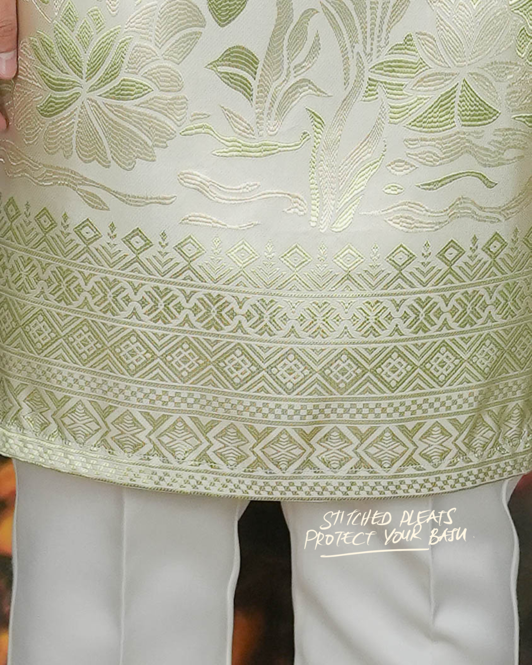 Padi Original Sampin Adult - Offwhite & Soft Green