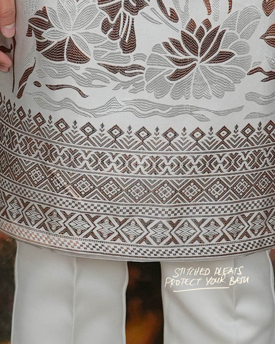 Padi Original Sampin Adult - Offwhite & Brown