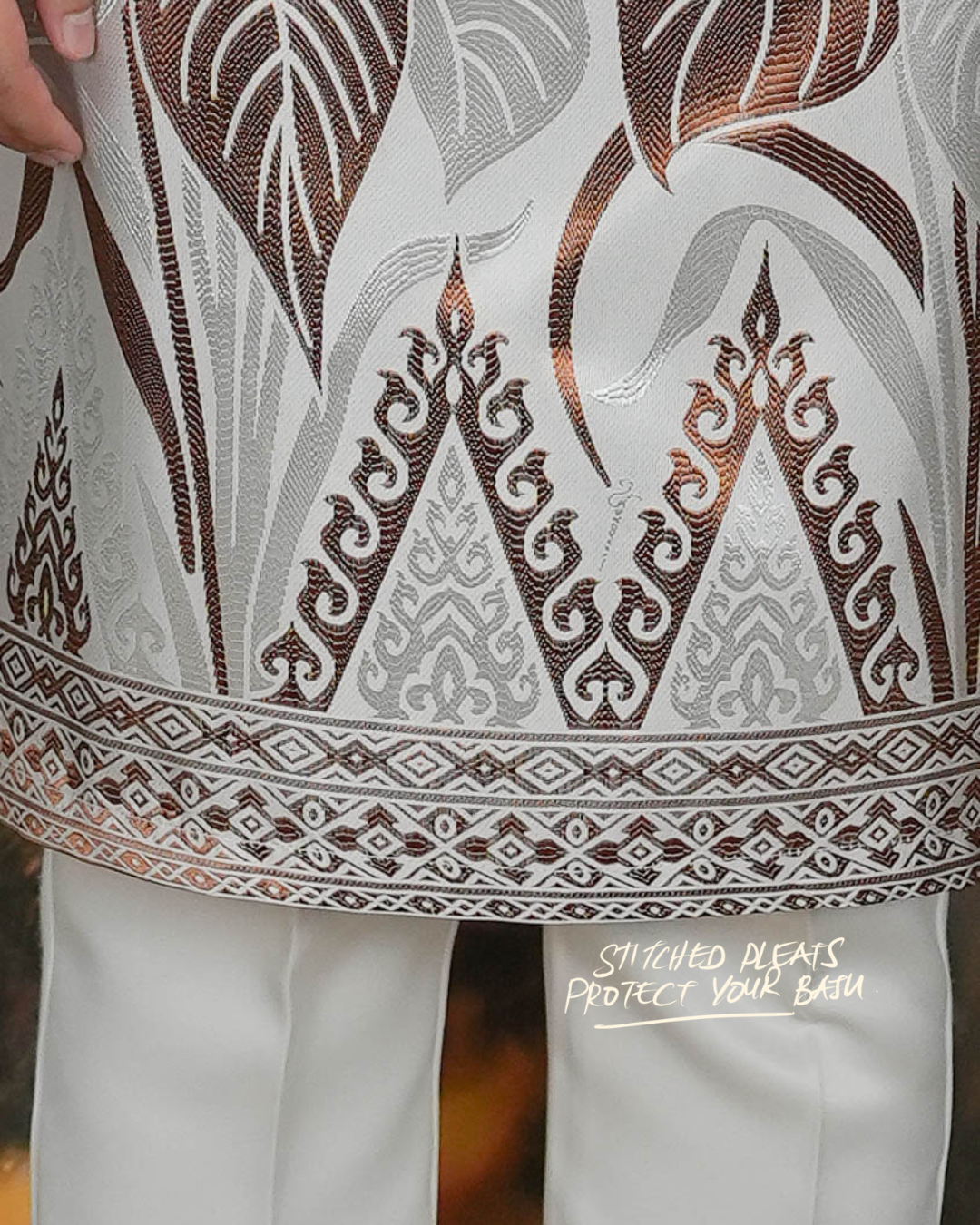 Sireh Original Sampin Adult - Offwhite & Brown