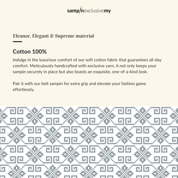Sampin Eleanor 839 - Offwhite Silver & Mix Colour