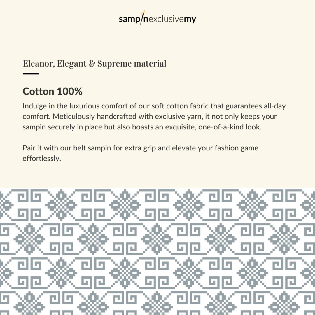 Sampin Eleanor 844 - Offwhite Silver & Mix Colour