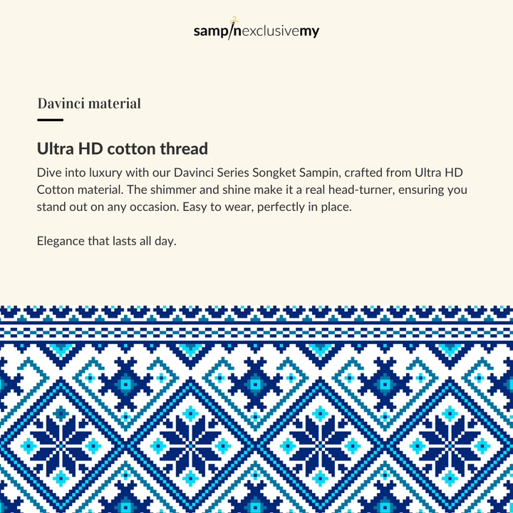 Davinci 131 - Dark Brown Silver & Mix colour (2.5m) - SampinExclusiveMy