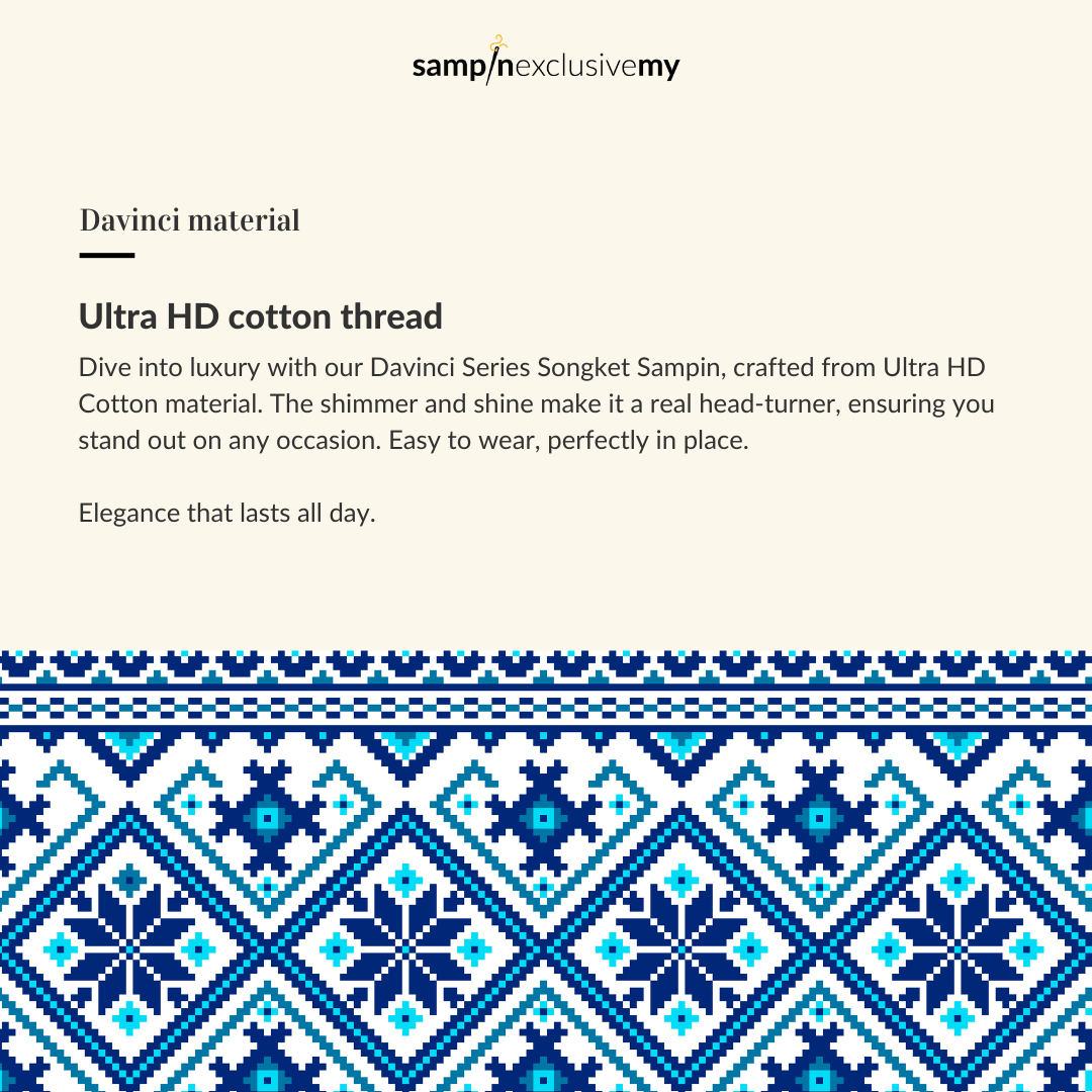 Davinci 69 - Offwhite Grey & Mix colour (2.5m) - SampinExclusiveMy
