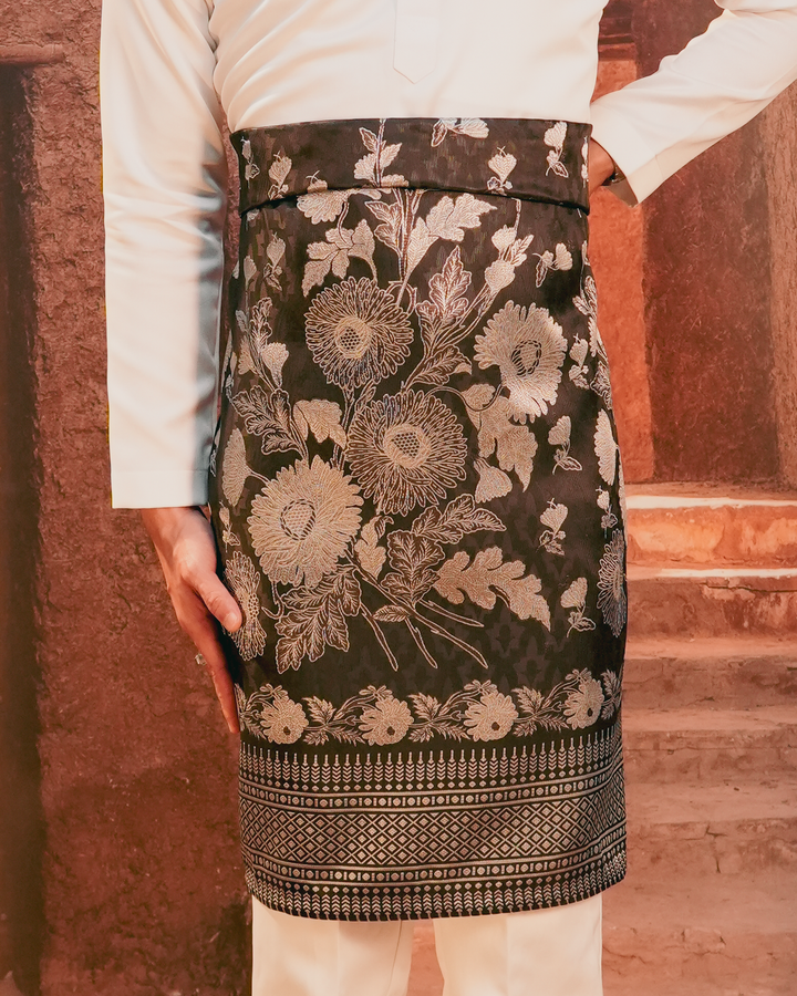 Kekwa Warisan Original Sampin Adult - Black & Silver