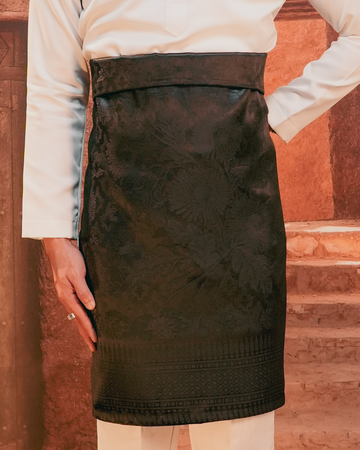 Kekwa Warisan Original Sampin Adult - Black & Black