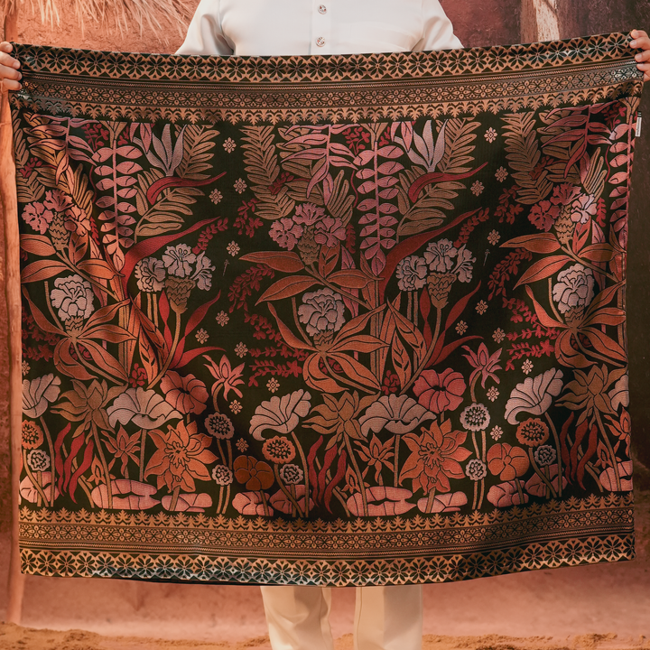 Rimba Hijau Original Sampin Adult - Maroon & Gold