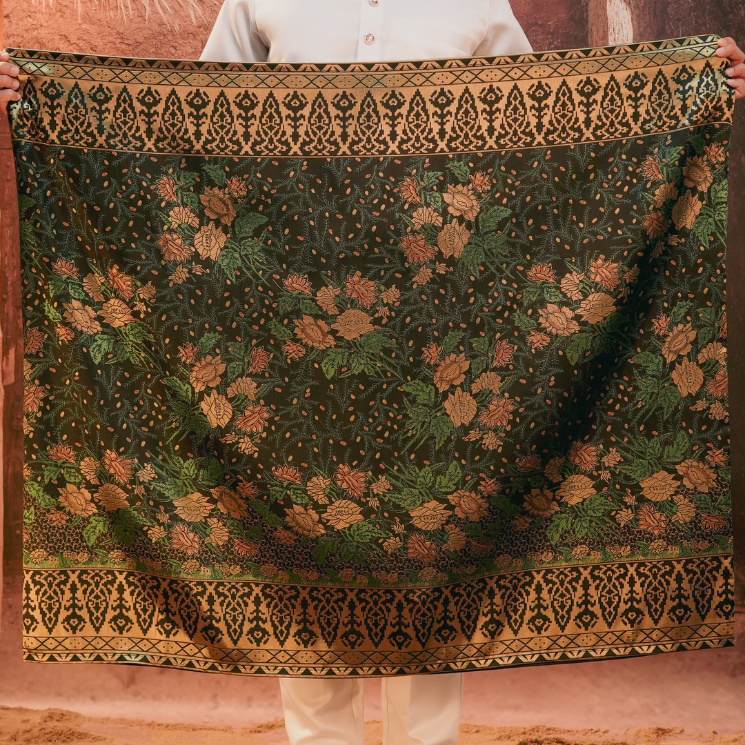 Seri Istana Original Sampin Adult - Green & Gold