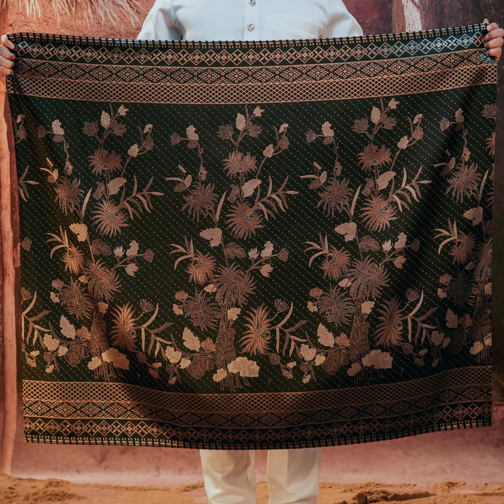 Purnama Original Sampin Adult - Black & Gold - SampinExclusiveMy