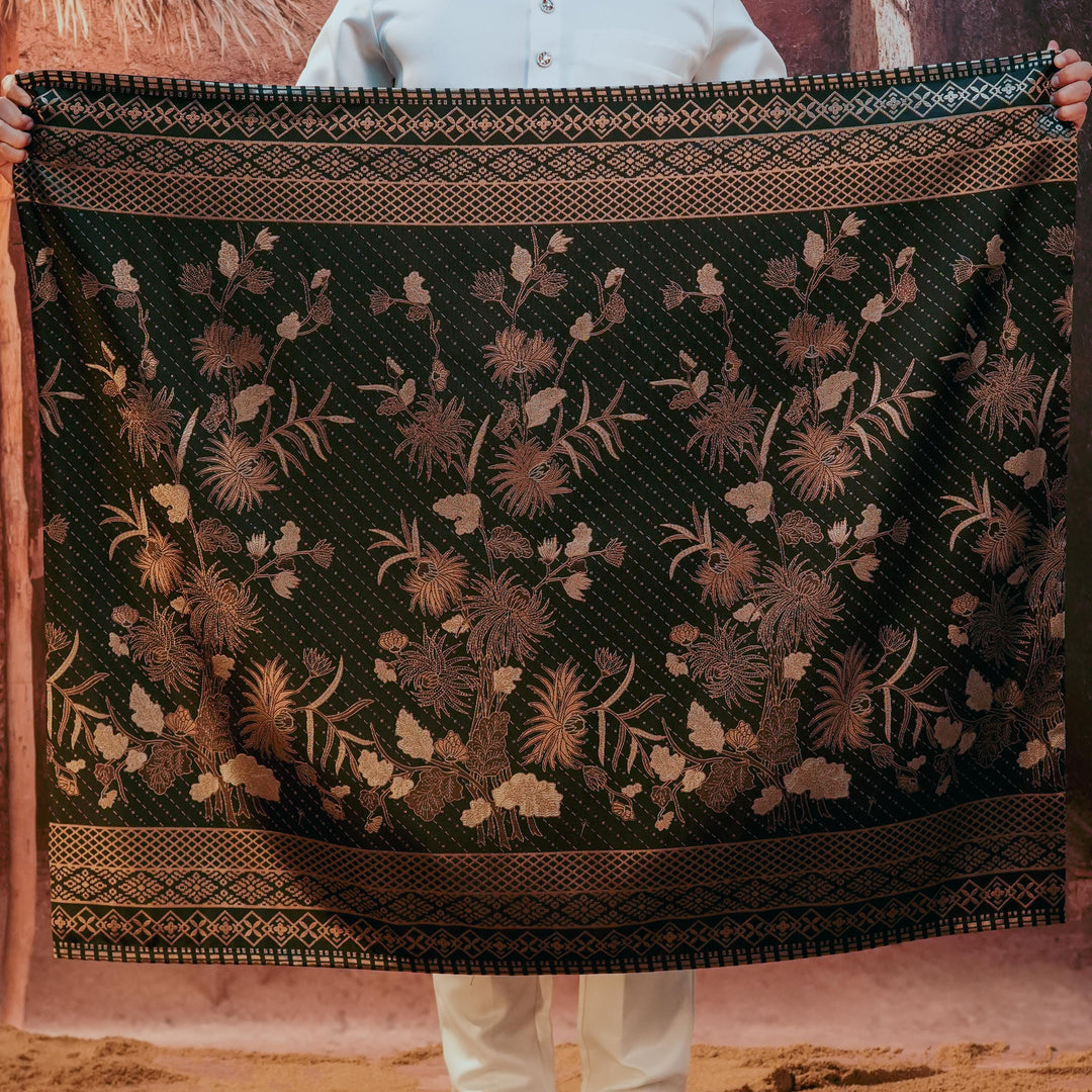 Purnama Original Sampin Adult - Black & Gold - SampinExclusiveMy