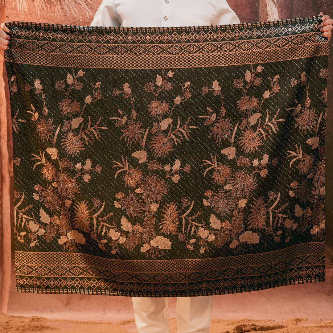 Purnama Original Sampin Adult - Black & Gold