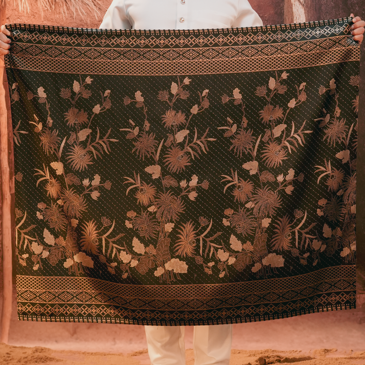 Purnama Original Sampin Adult - Black & Gold