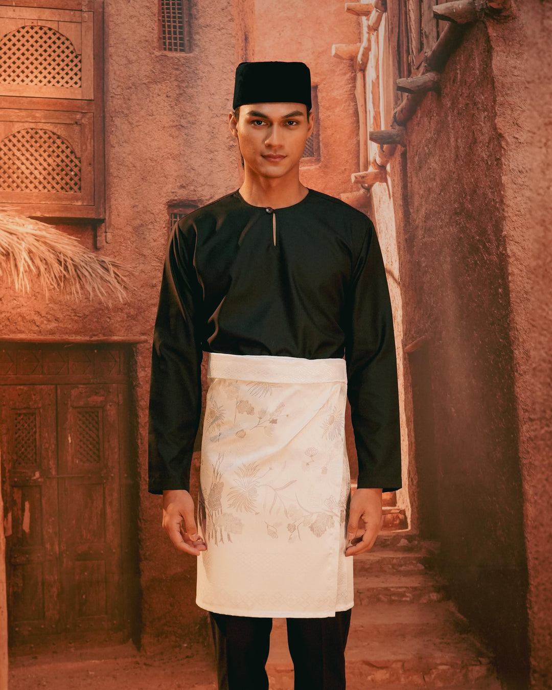 Purnama Instant Sampin Adult - Offwhite & Silver