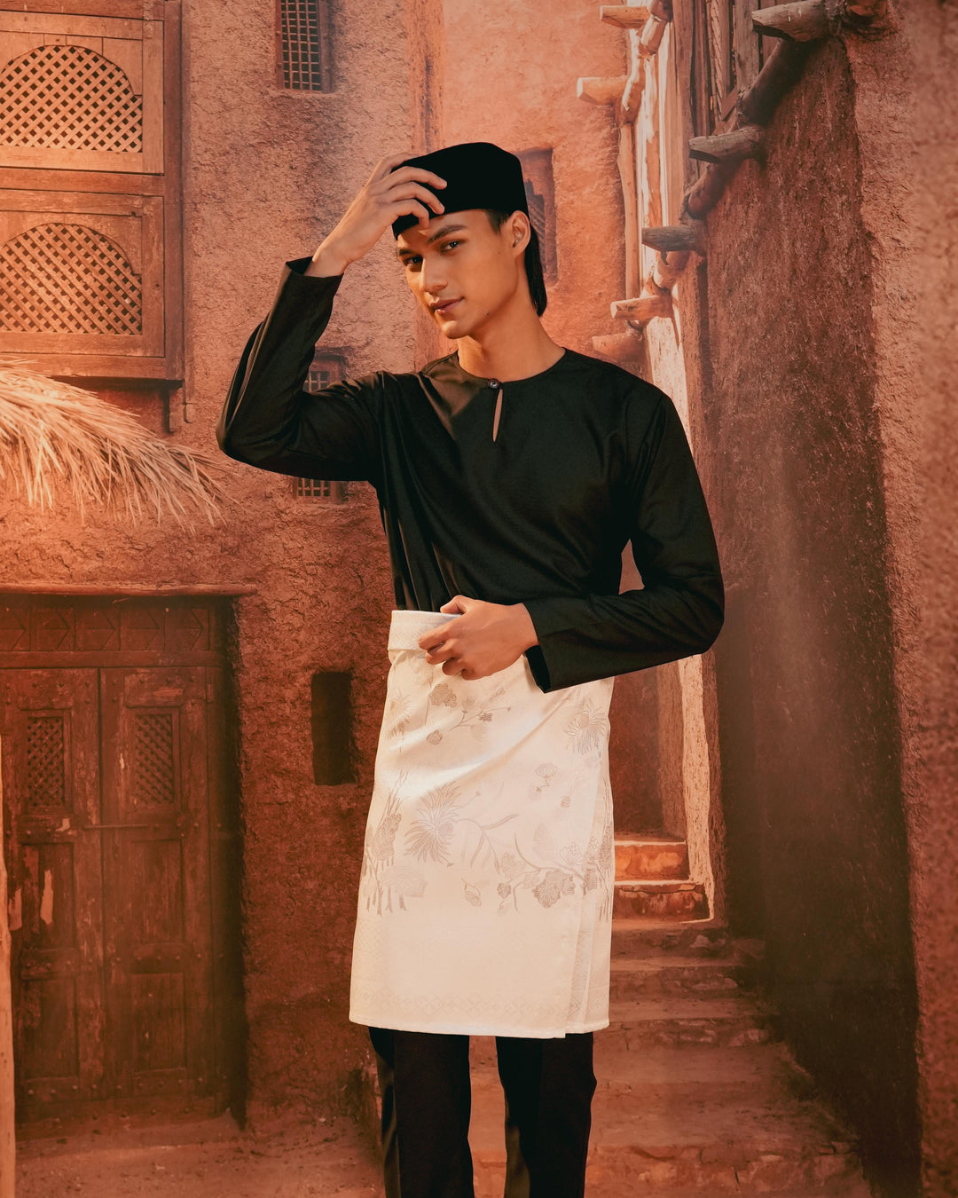 Purnama Instant Sampin Adult - Offwhite & Silver