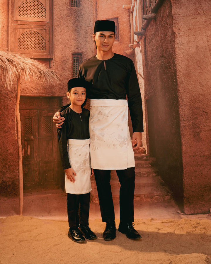 Purnama Instant Sampin Adult - Offwhite & Silver