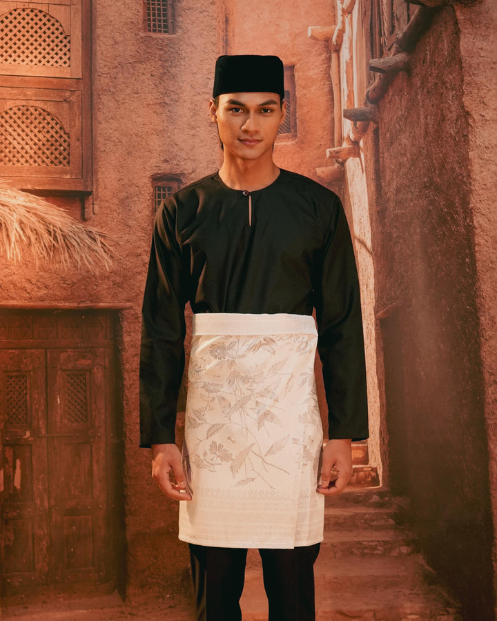 Seri Kenanga Instant Sampin Adult - Offwhite & Silver