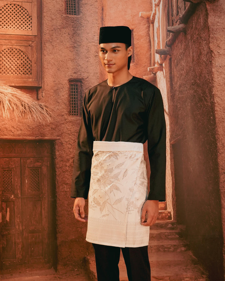 Seri Kenanga Instant Sampin Adult - Offwhite & Silver