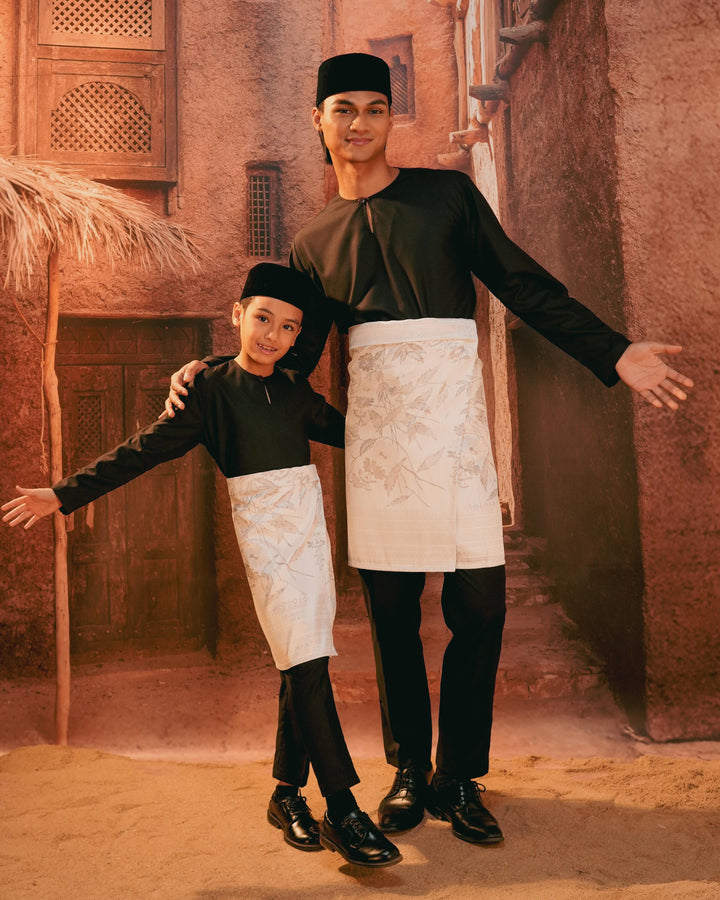 Seri Kenanga Instant Sampin Kid - Offwhite & Silver